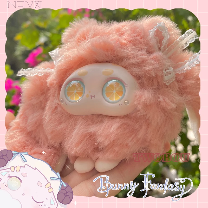 Jouets de boîte aléatoire ennemi en peluche de la série Bunny Daydream, poupées de figurines d'anime mignonnes, boîte mystère d'animal en peluche pour les filles, cadeau surprise