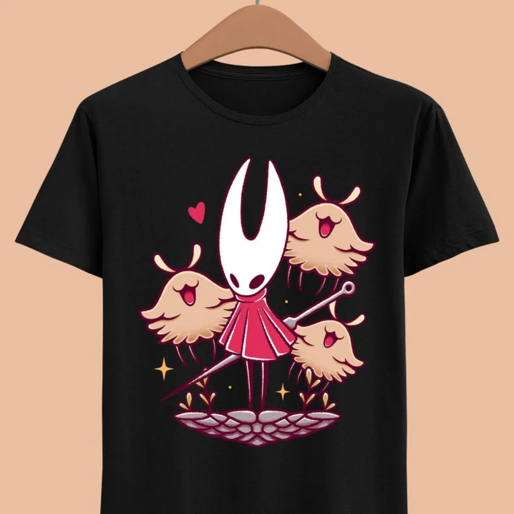 Cosplay Game Unisex T-shirt Hollow Knight Silksong Game Video Men Cotton Tshirt Game Gamer Gaming Tee Shirts for Women