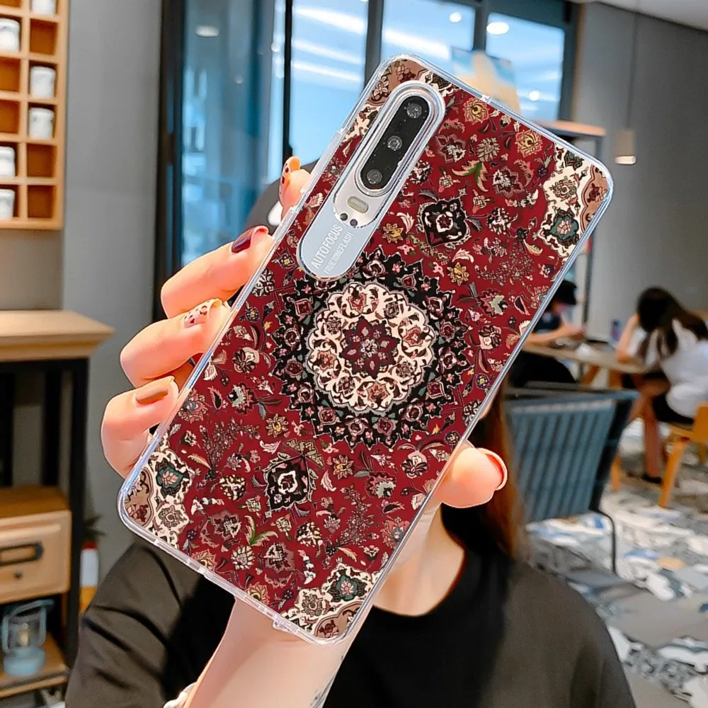 Funda de teléfono con alfombra persa para Samsung, S21, A10, Redmi Note 7, 9, Huawei P30Pro, Honor 8X, 10i