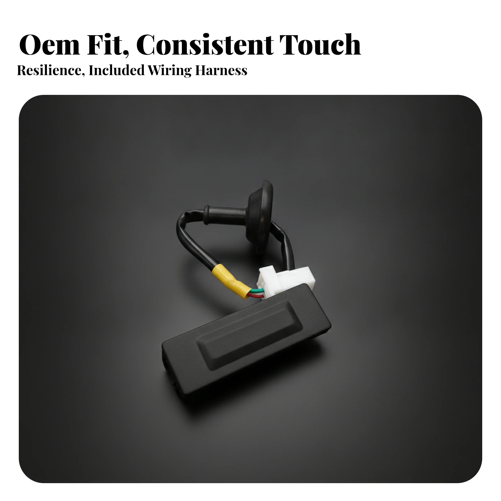 Car Trunk Release Switch Convenient Trunk Release Switch Wired Slim for Mechanics, Automotive Repair