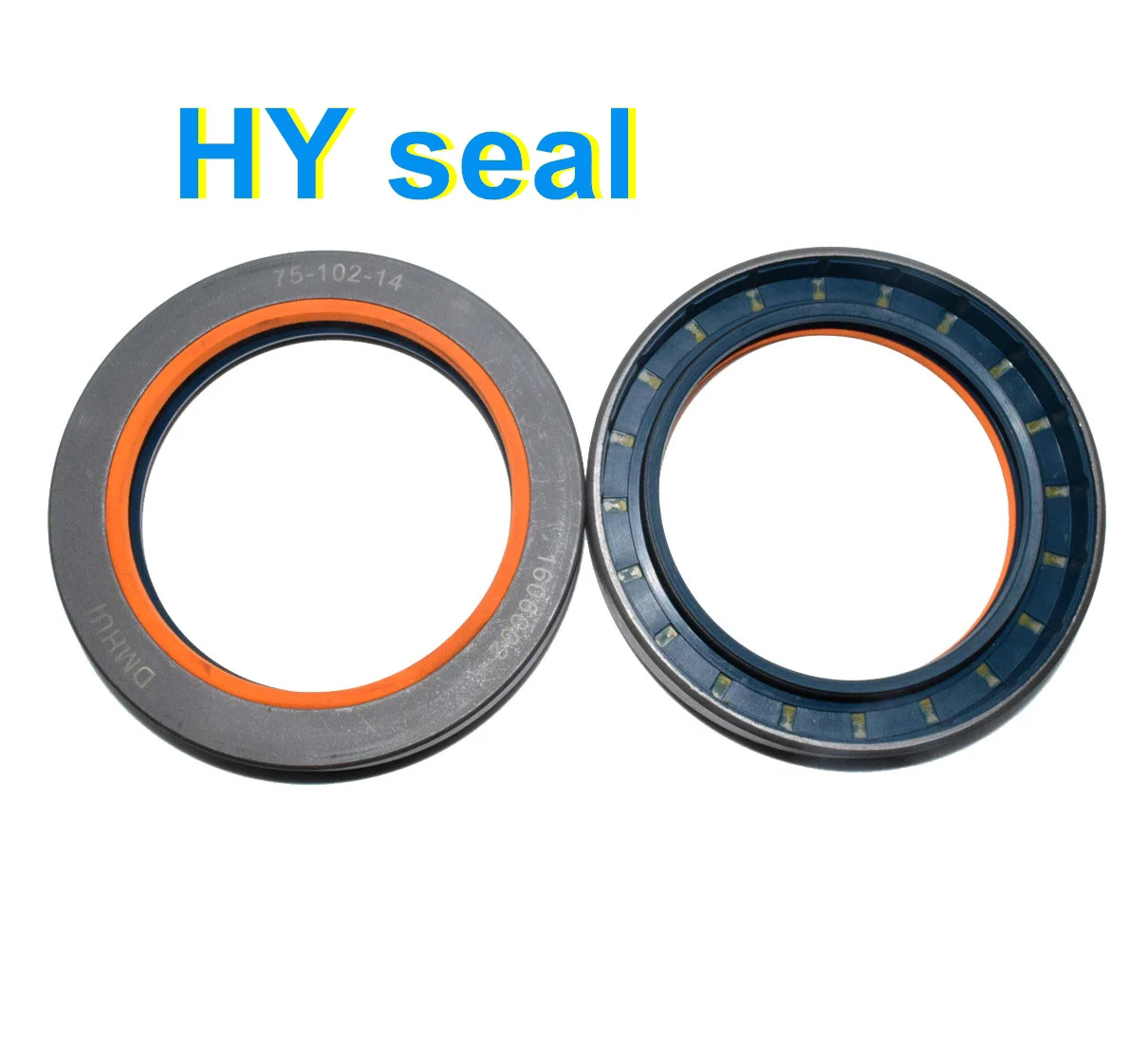 NBR+AU COMBI  75*102*14mm/75*102*14mm composite shaft oil seal skeleton oil seal high pressure machine seal