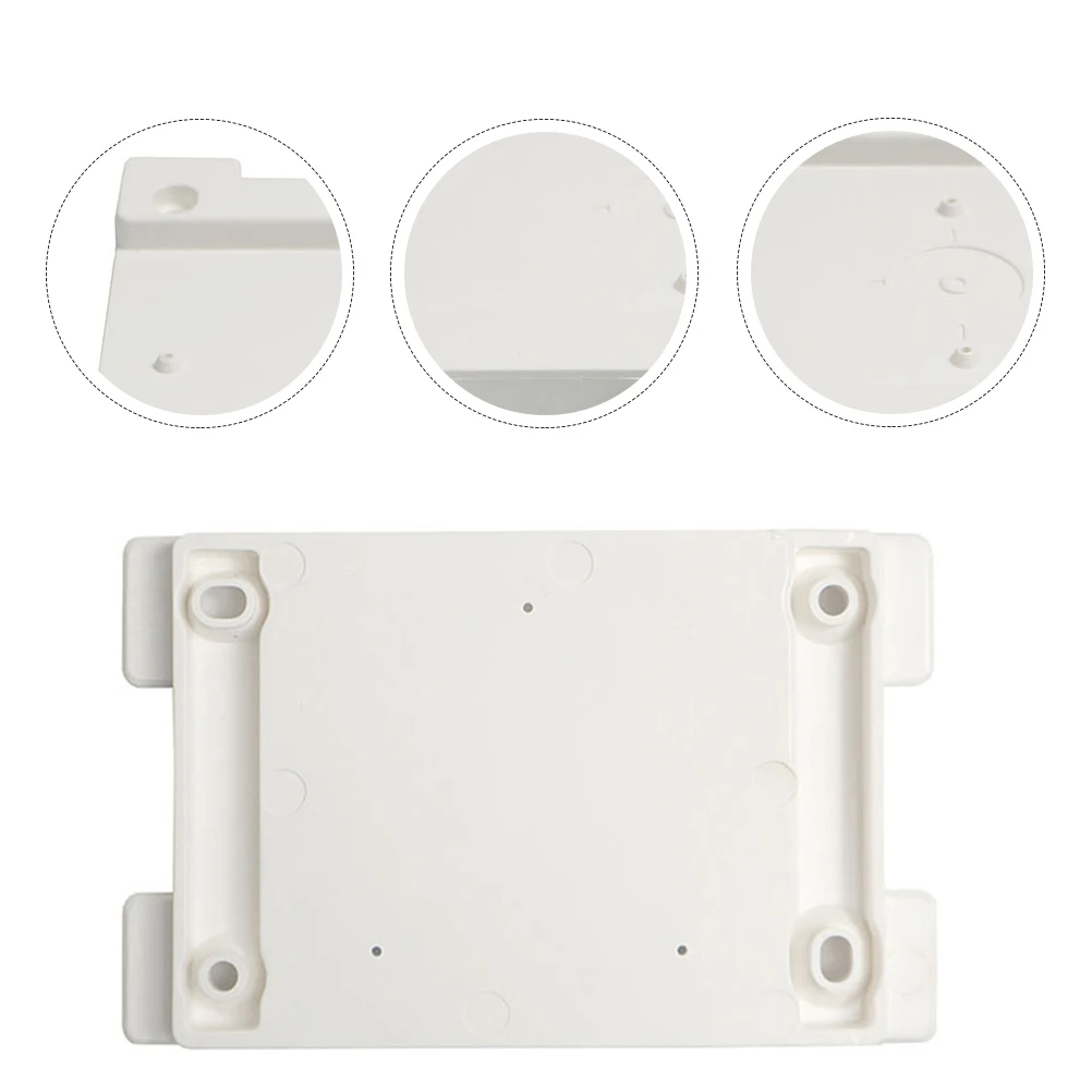 

Wall Hanging Board CD Player Fixing Bracket White Color Screws Lightweight Compact Durable Practical Long Term Use Easy Install
