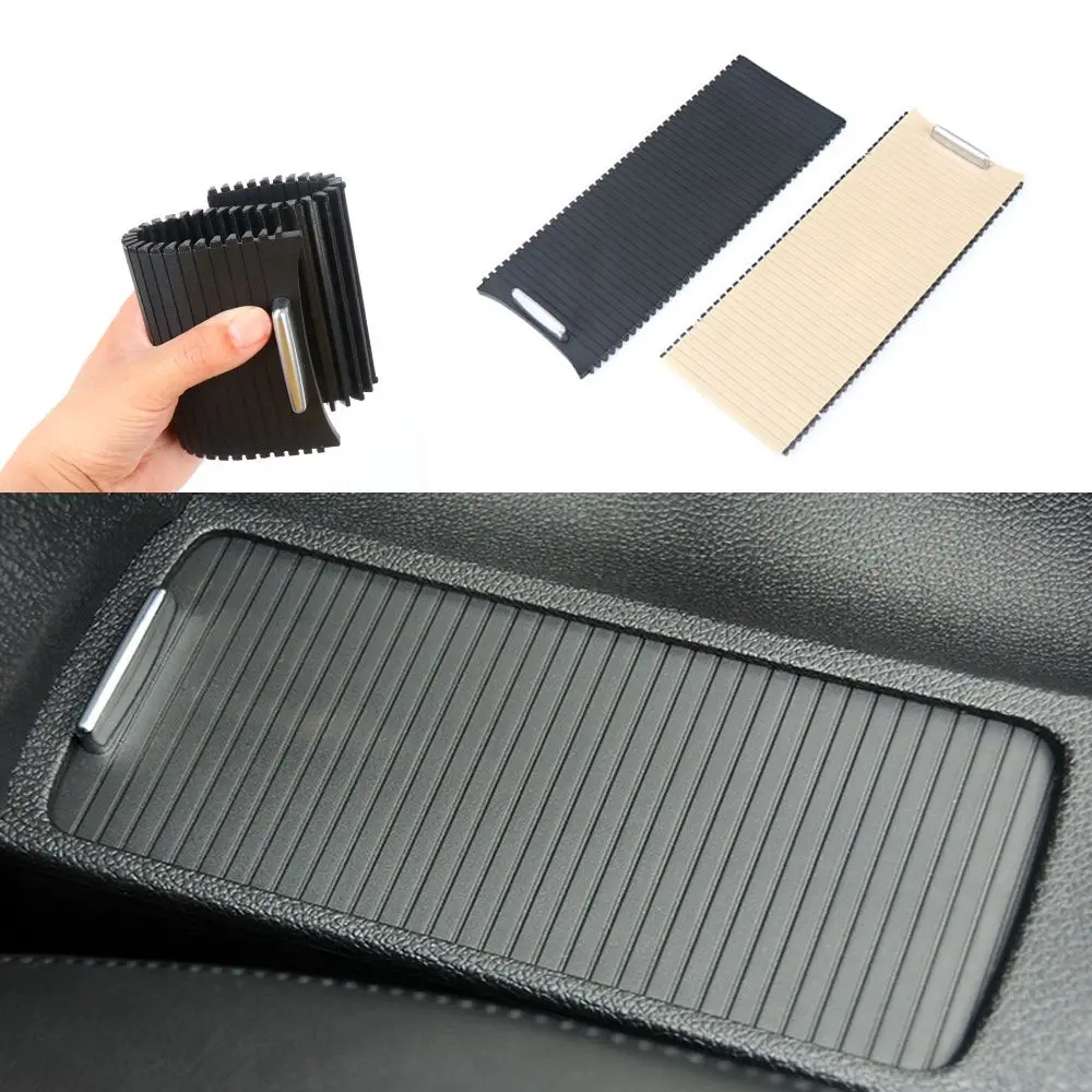 5KD832531 Car Center Console Roller Blind Great Fitment Black/Beige Cups Holder Cover for Golf 6 MK6 Golf 5 V Sagitar 2006-2014