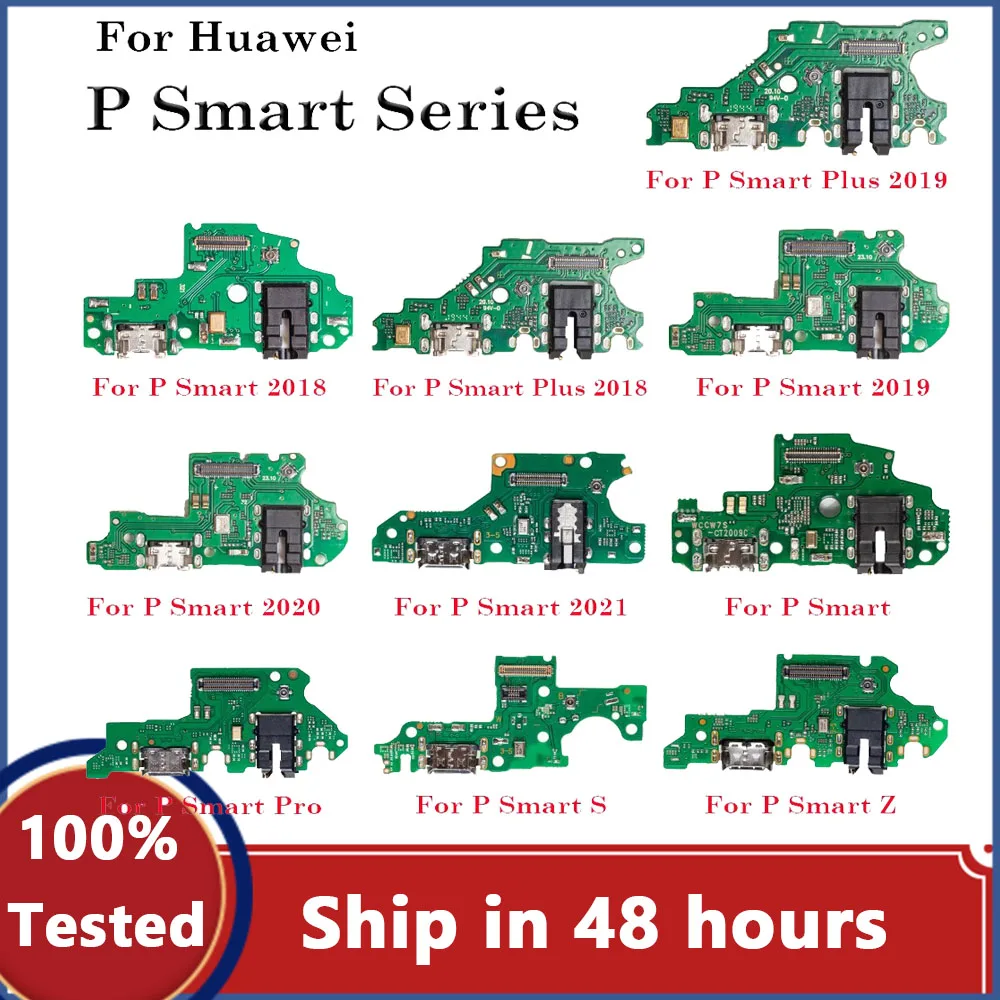 

Новый USB-разъем для зарядки док-станции, гибкий кабель с микрофоном для Huawei P Smart pro S Z 2018 2019 2020 P Smart plus 2021 2018