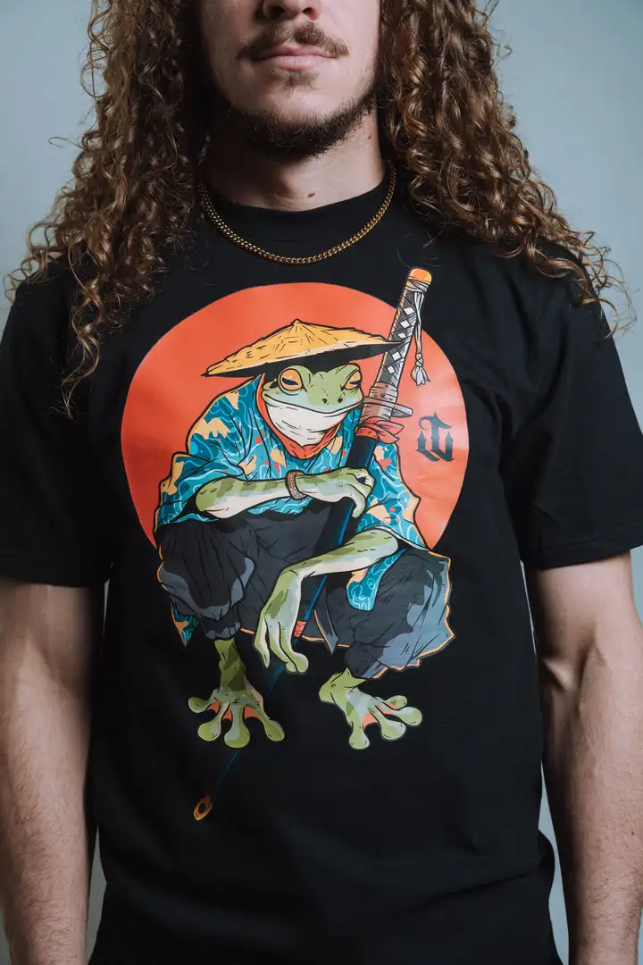 

Bushido Tee Graphic Cotton T-shirt Unisex Men Women Summer Short Sleeve Fashion Brand Tee Luxury Casual Vintage Retro Tops