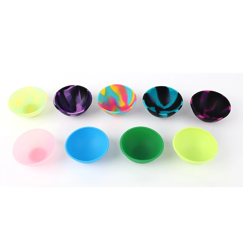 1Pcs Silicone Bowl Container 70mm 30mm Household Tobacco Herb Smoking Accessories Kitchen Home Smoke Multi-Color Storage Box