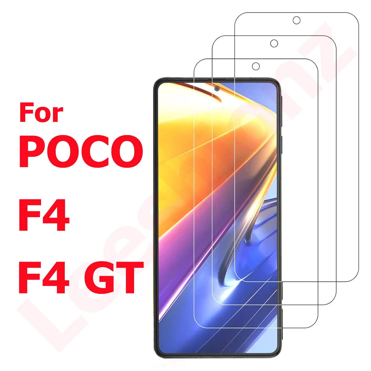 

999D Tempered Glass For poco F4 F4 GT Screen Protector Glass Film
