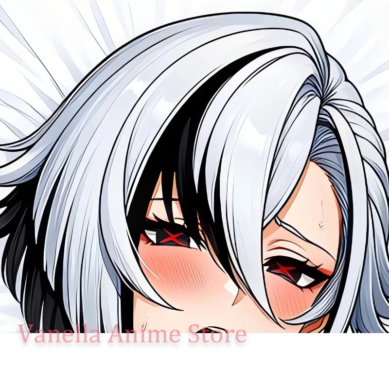 Dakimakura Arlecchino Genshin Impact Anime Double-sided Print Body Pillow Cover Life-size Pillowcase Gifts