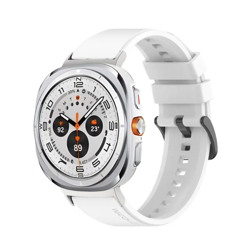 Ремешок силиконовый для Samsung Galaxy Watch Ultra 47 мм, цветной спортивный браслет для Samsung Watch Ultra7 47 мм, аксессуары для наручных часов