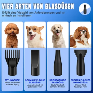 2800W PET 헤어 드라이어, 2 온도 35 ° C 및 65 ° C, 50m/s-100m/s Stepless 속도, 2.3m 망원경 호스, 4 개의 노즐 10 최고의 영업 개 헤어 드라이어 - №5