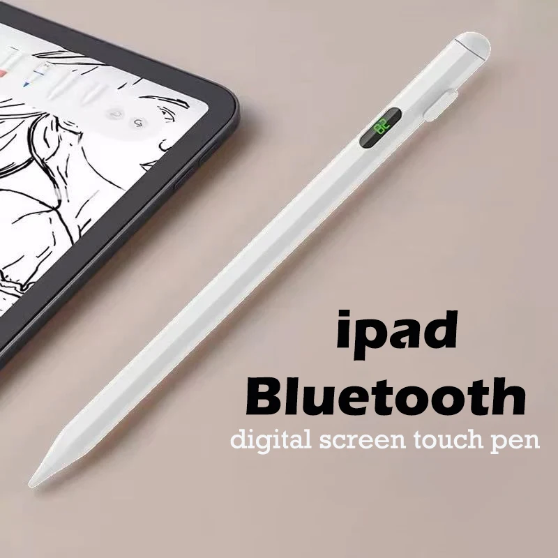 

Сенсорная ручка для планшетов с цифровым экраном и Bluetooth, специально разработанная для Apple Pencil, подходит для iPad Pro, Mini, Air 2018-2026.