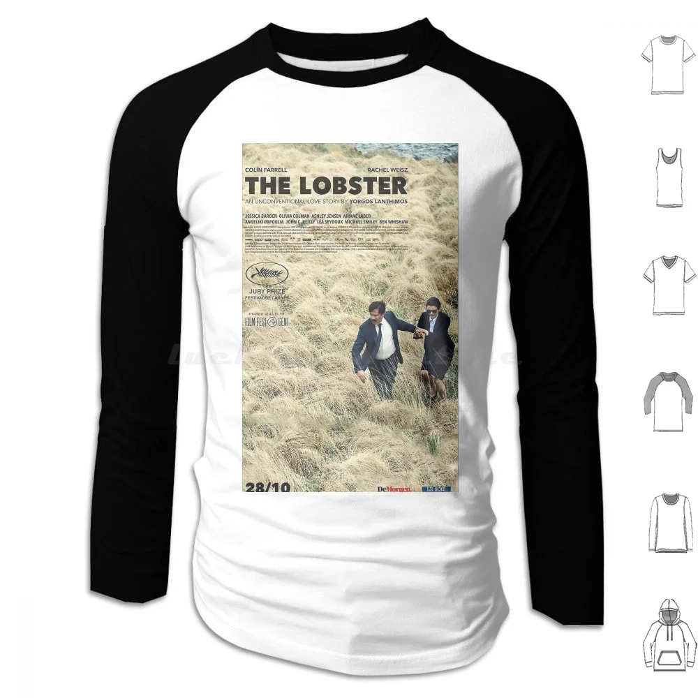 The Lobster ( 2015 ) Poster Hoodie Cotton Long Sleeve Movie Yorgos Lanthimos The Lobster Lobster Minimalist Film 2015