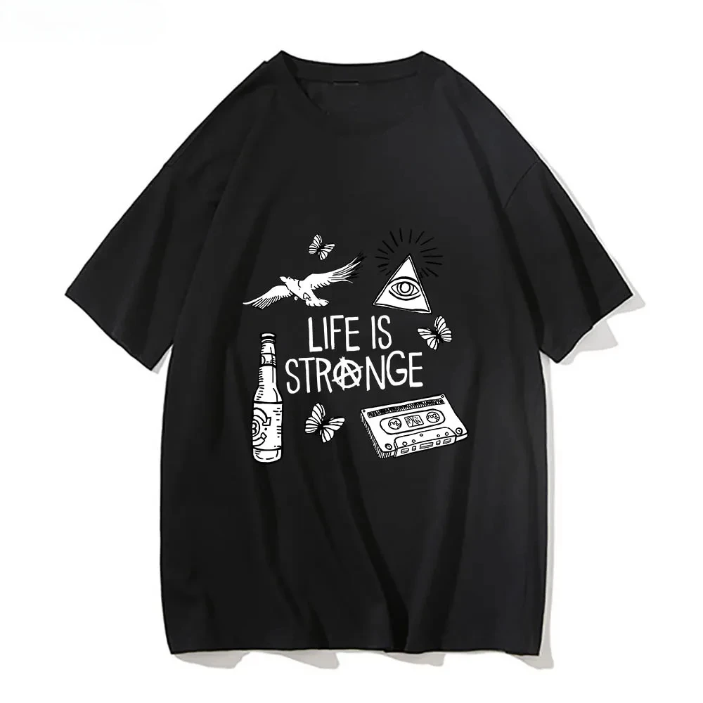 Life Is Strange Harajuku Anime T-shirts Cute Manga/comic Tshirt Funko Pop Tee-shirt Short Sleeve Men/women T Shirt