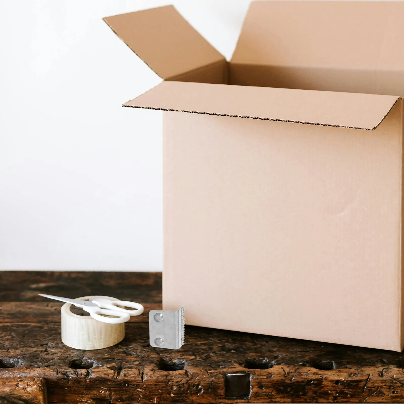 

10Pcs Tape Dispenser Cutter Blades Iron Replacement for Office Supply Commercial Packing Tape Holder Parts Sharp Cutting Blades