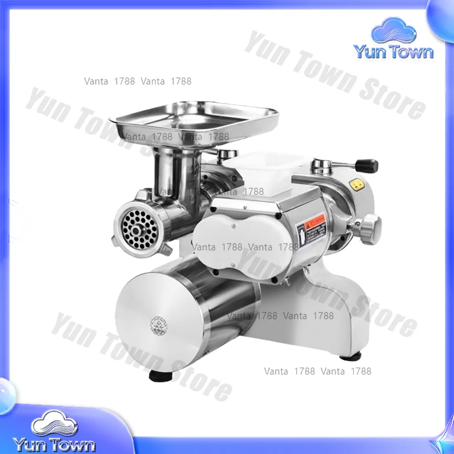 Commercial Meat Grinder | Stainless Steel Mincer/Slicer/Sausage Stuffer | Automatic Tabletop | for Restaurant/Butcher