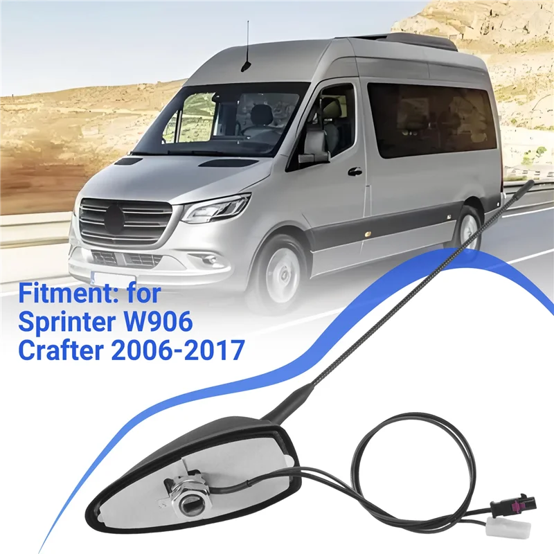 راديو هوائي مثبت على السقف F9-هوائي A9068200475 لسيارة Mercedes Sprinter W906 VW Crafter 2006-2017 2E0035507