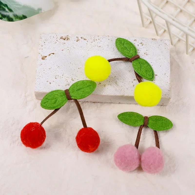 Kirschkugel Wollpullover Zubehör DIY Haarschmuck Haarspange Zubehör