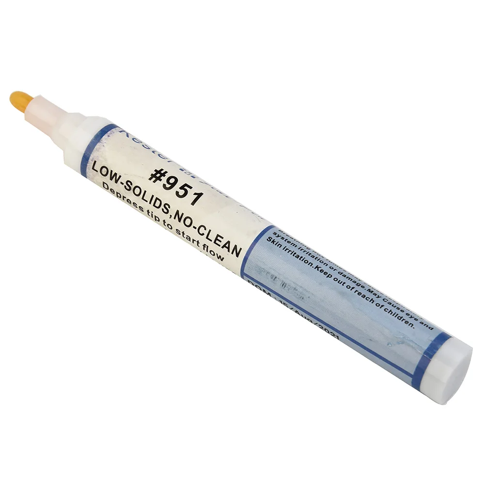 Soldering Pen Flux Pen Home Industry No Clean Solder Rosin 1 Pcs 1.5 Cm X 14 Cm 10ml For Soldering Solar Cells