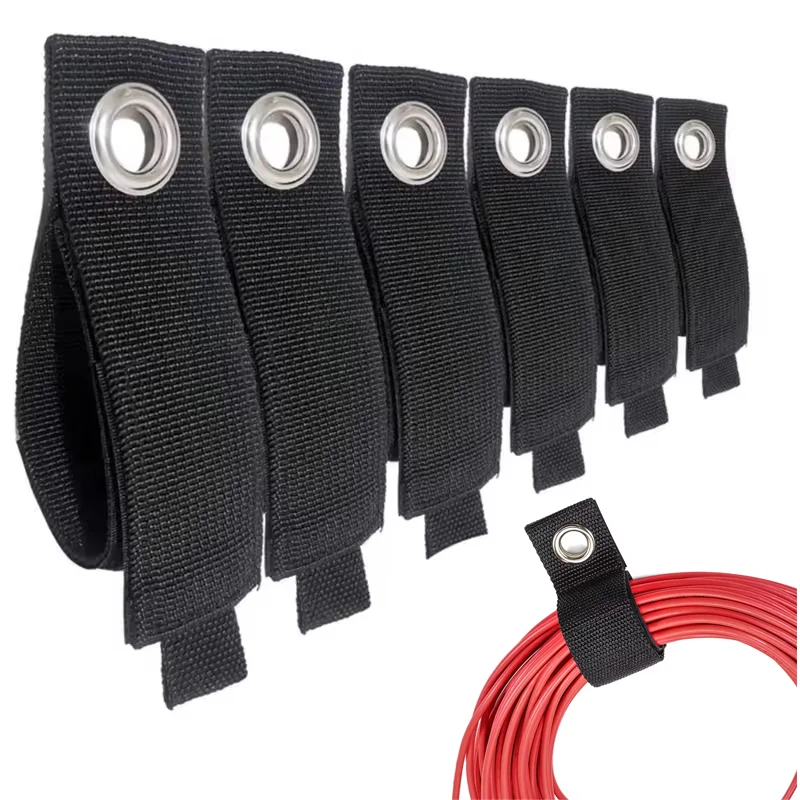 1pcs Extension Cord Holder Organizer Heavy Duty Storage Strap Reusable Cable Ties Hose Hanger Garage Organization Accessory Hook