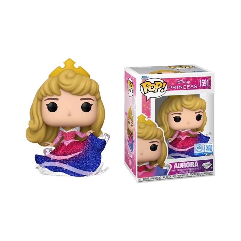 Genuine Edition FUNKO POP Disney Sleeping Beauty - Princess Aurora (Diamond Edition) Anime Ornament Model Toys Collectible Model - Image 4