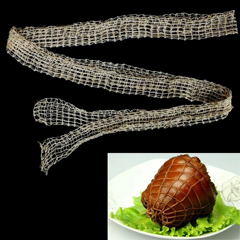 5 Meters Cotton Meat Net Elastic Smoked Meat Poultry Ham Netting Butcher Twine Cooking String To Tie Meat Cooking Tool