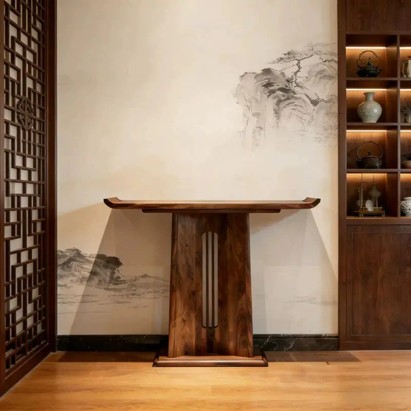 LMM Ming-style Xuan Guan Tai, Song-style aesthetic simple table-serving furniture