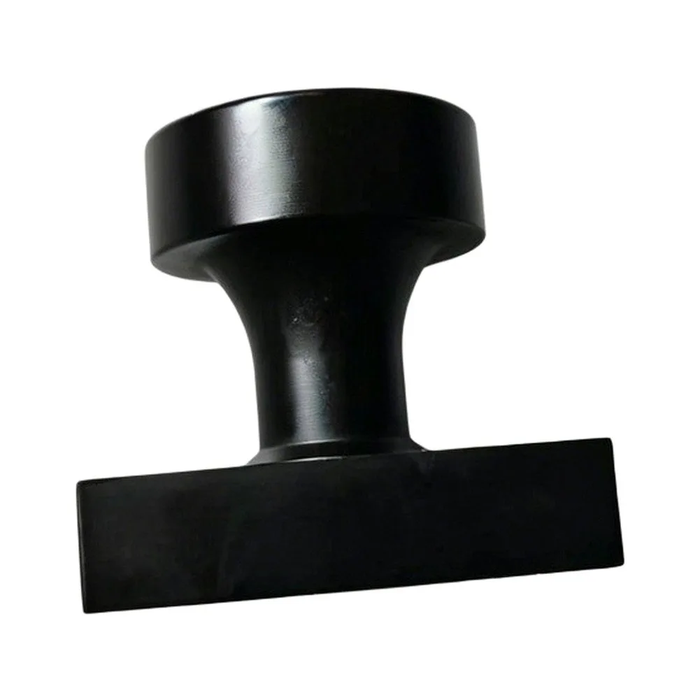Stylish Matte Black Door Knobs with For Privacy Lock Function Aluminum Material 19x11x8cm for Doors 35 45mm Thickness