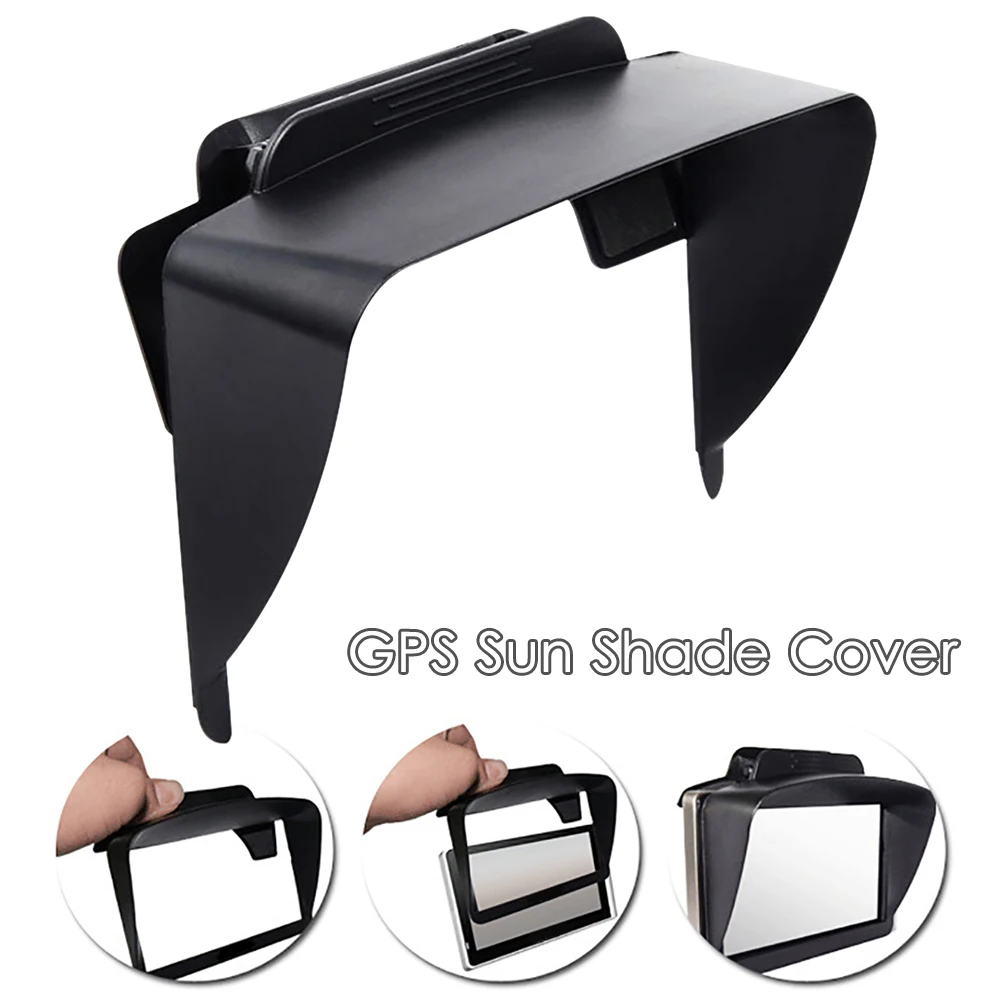 Auto Gps Zonnescherm Cover Anti Glare Auto Zonneklep Universele Navigatie Kap Voor 6/ 7 Inch Auto Gps navigatie Radio Speler