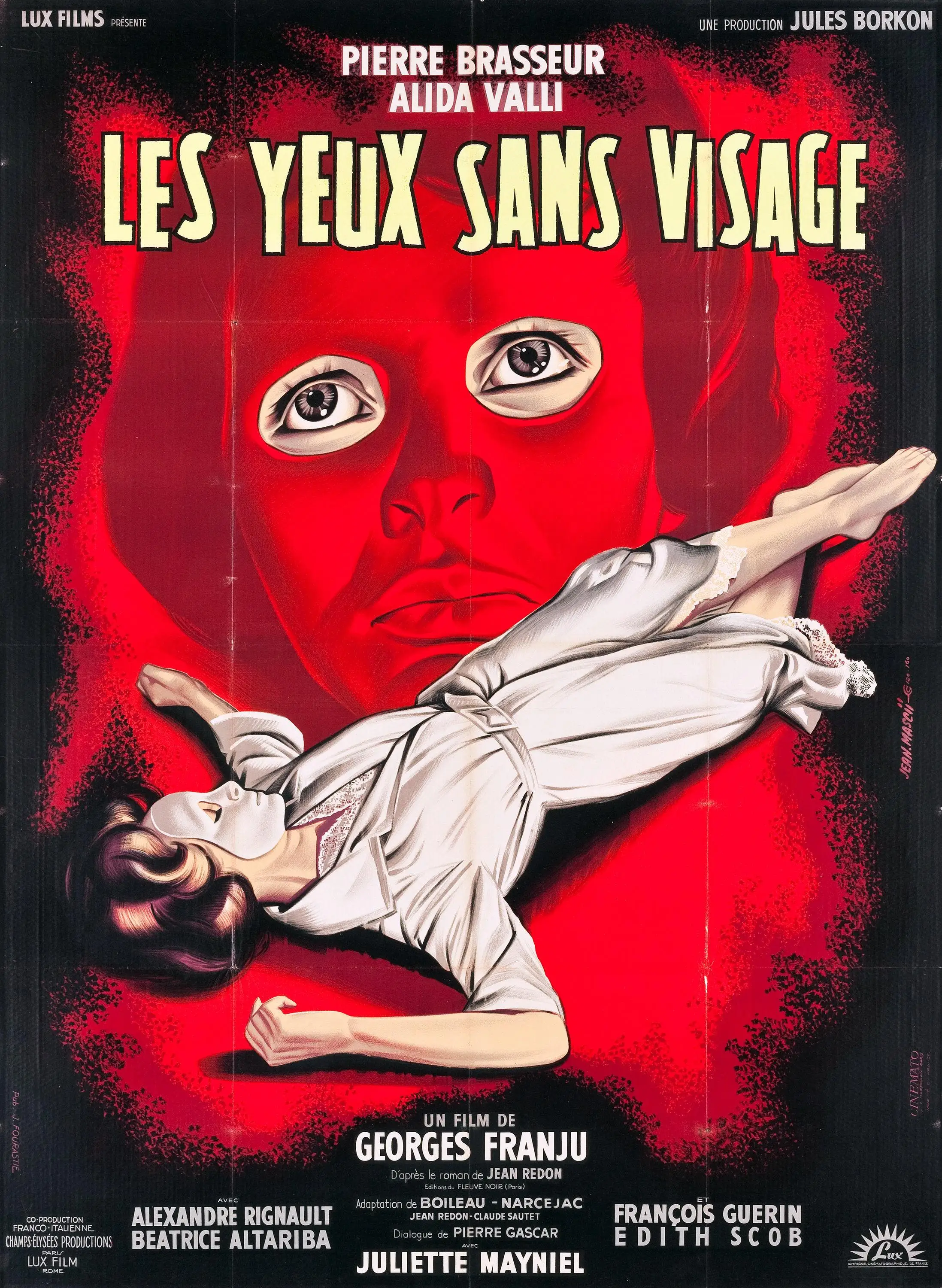 MOVIE Les yeux sans visage (1960) SILK POSTER Home Decorative Wall Painting