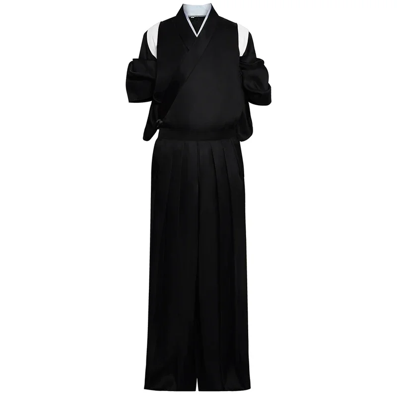 Anime Haikyuu Shoyo Hinata Cosplay Kostüm schwarz Outfit Perücke Hosen Top Uniform Kimono Halloween Karneval Kostüme für Männer Frauen