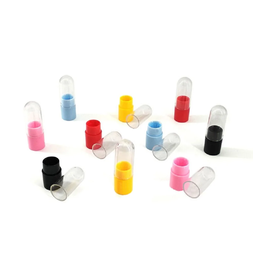 100Pcs 5ml Lippen Balsam Rohre Leer Lippenstift Container Schwarz, Weiß, Rosa, Grüne Kosmetische Verpackung Flasche – Detail 5