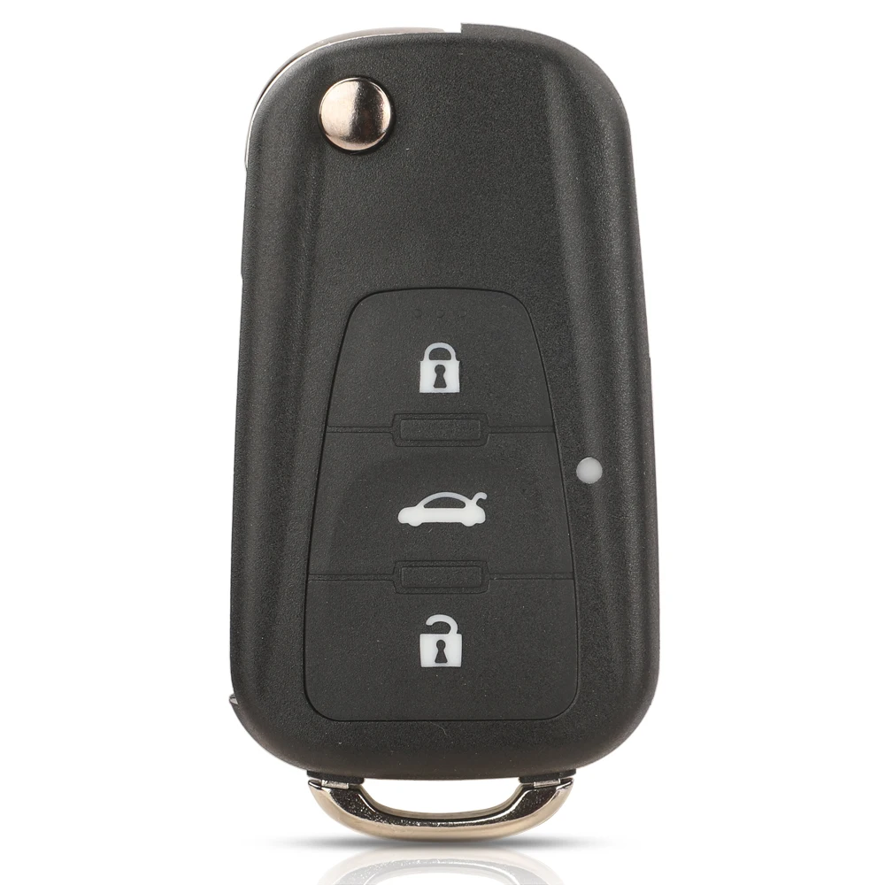 jingyuqin 3 Button Flip Folding Remote Car Key Shell FOB For MG Roewe MG5 MG7 GT GS 350 360 750 W5 Key Cover Replacement