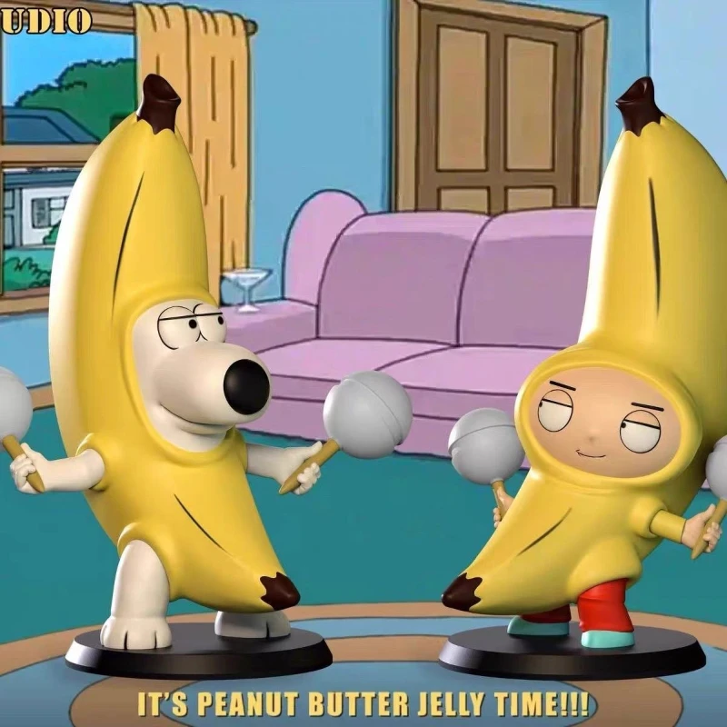

Мультяшная фигурка Брайана из Family Guy в виде банана, аниме-аксессуар, украшение, статуэтка для автомобиля, подарок