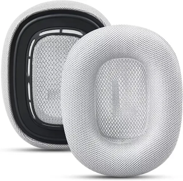 Ersatz Original Mesh Stoff Material Ohrpolster Für AirPods Max Headset Magnetische Anziehung Kopfhörer Ohrenschützer Kissen