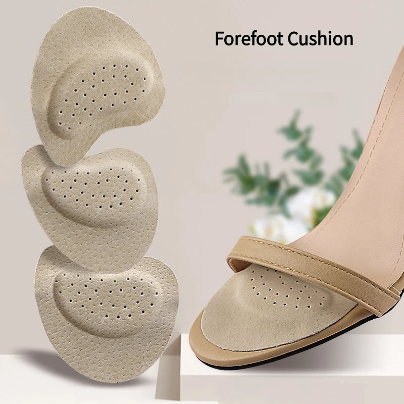 Sandals Heels Feet Pads Non-slip Cushion Forefoot Cushion Particle Massage Soft Half Insoles Women Shoes Pads Foot Care Products