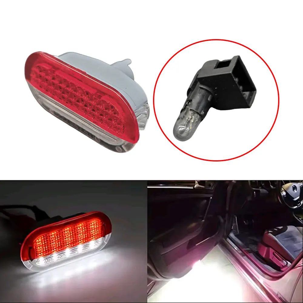 

Car Anti-collision Welcome Light Door Warning Lamp Auto Accessories for VW Golf 4 MK4 Bora Jetta 1998-2005 6Q0947411 1J0949105A
