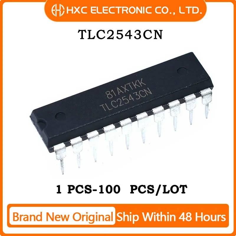 

1PCS/10PCS TLC2543CN TLC2543 IC ADC 12BIT SAR 20DIP 100% New Original Chips