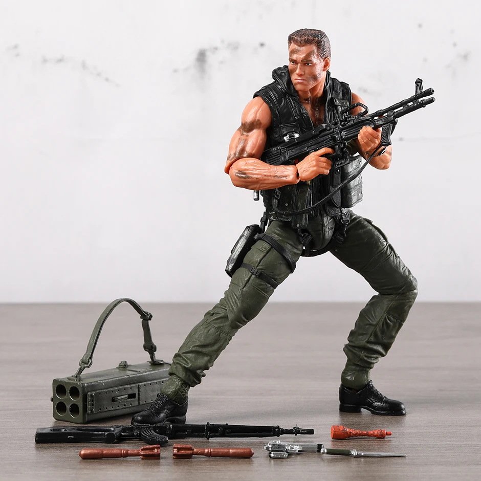 

NECA Schwarzenegger фигурка Коммандо Коллекционная экшн-фигурка модель игрушка подарок