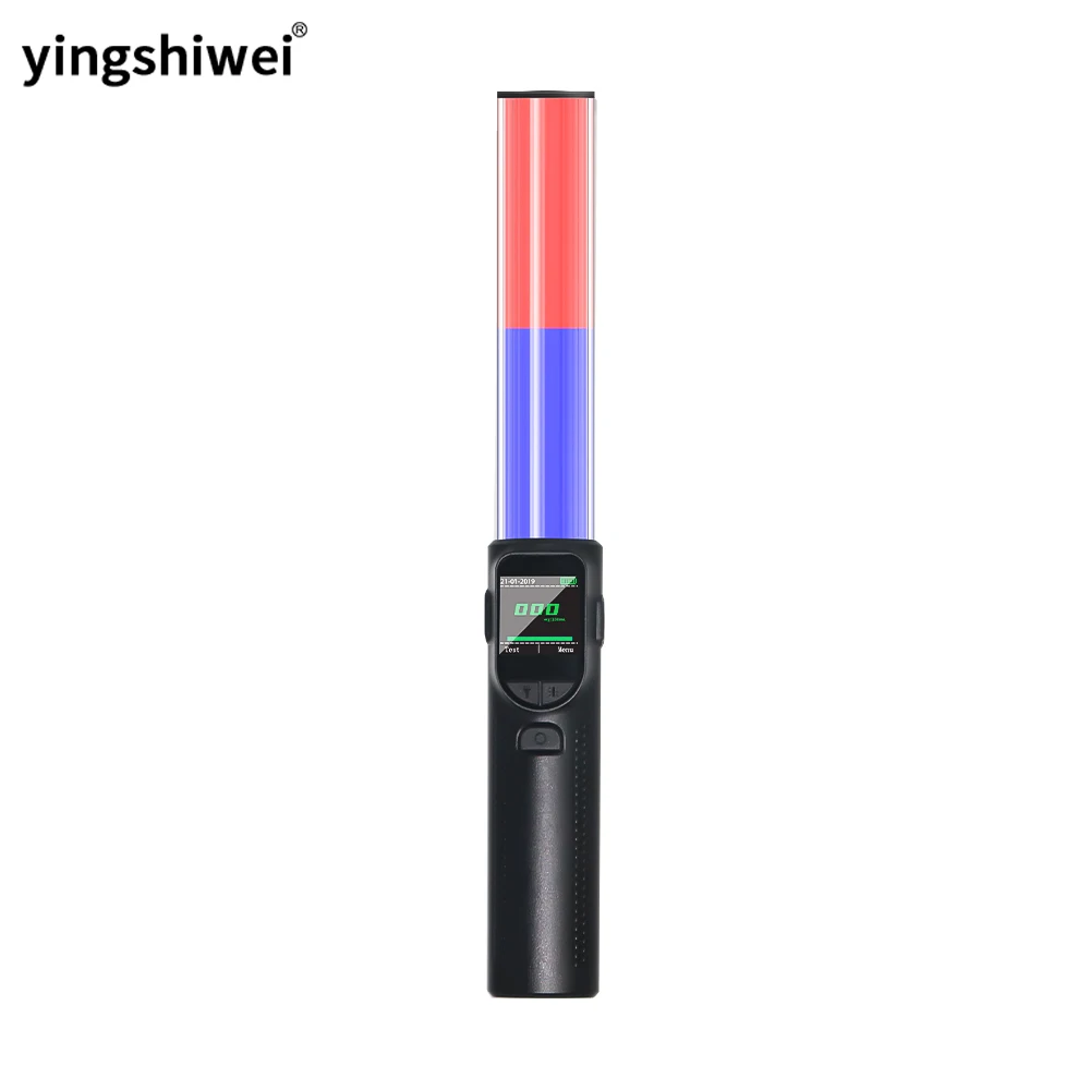 YSW-S6 Semiconductor Sensors Flashing Red and Blue Lights Alcohol Tester Breathalyzer with Strong Light Irradiation