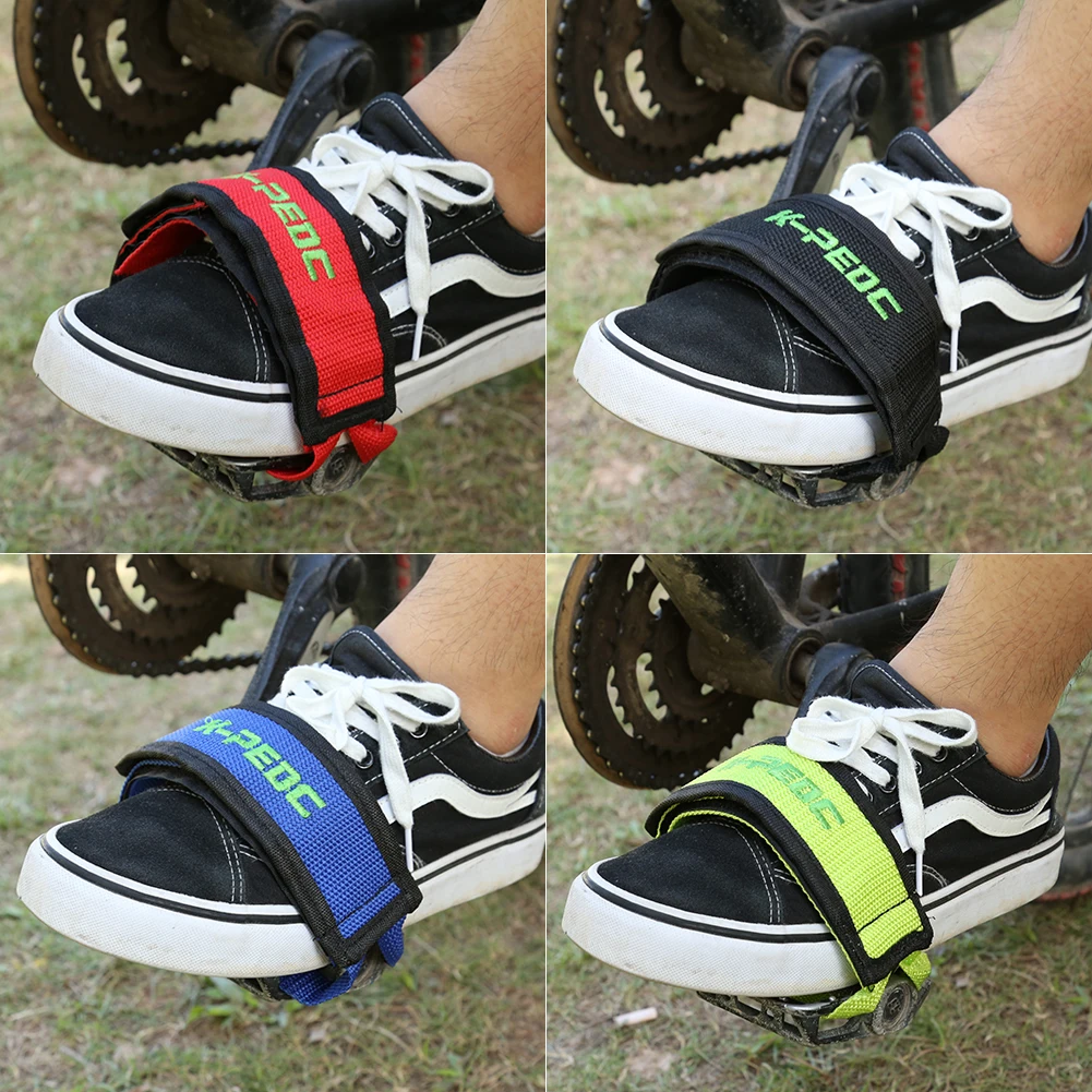 Bicycle Fixed Gear Pedal Strap Belt Anti-slip Toe Clip Bike Pedal Straps Toe Clip Strap Belt Adhesivel Cycling