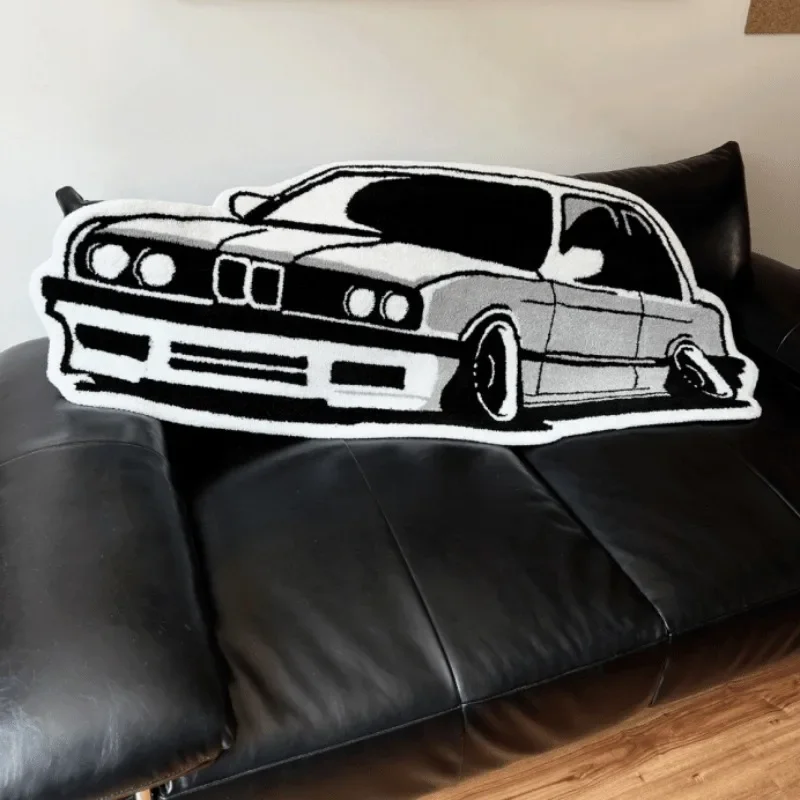 

Cartoon Car Carpet Bedroom Rugs Carpet Unique Living Room Sofas Kitchen Decoration Non-slip Soft Fluffy Rug Home Doormat
