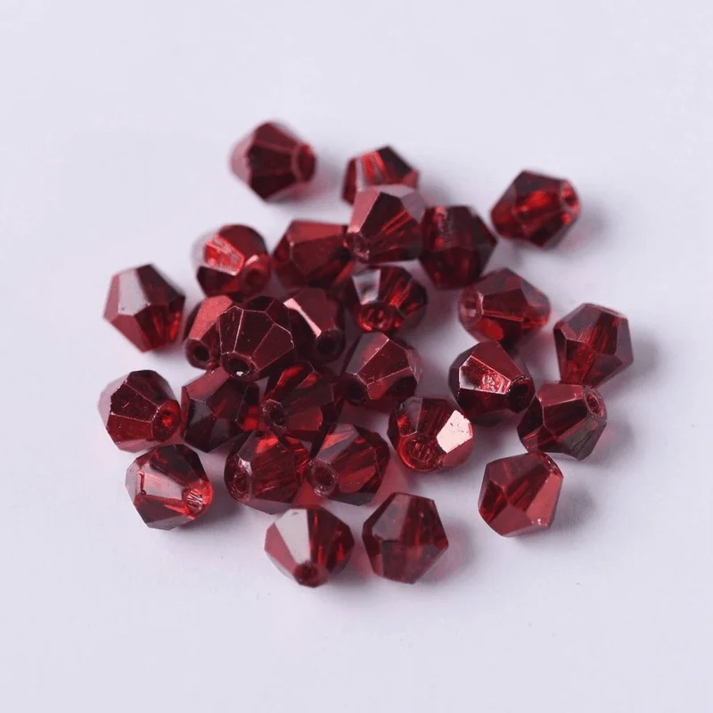 300 Stück exquisite 4 mm große, lose Bicone-Glasperlen für Schmuckherstellung, Zubehör, Perlen und Perlensortimente 101-120