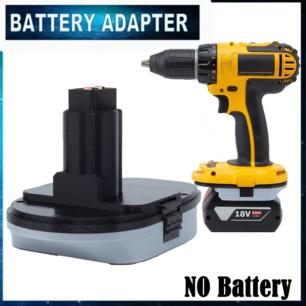 Battery Converter Adapter For Bosch 18V Lithium Battery to for DeWalt 18V Ni-Cd Ni-Mh Drill Power Tool (No Battery)