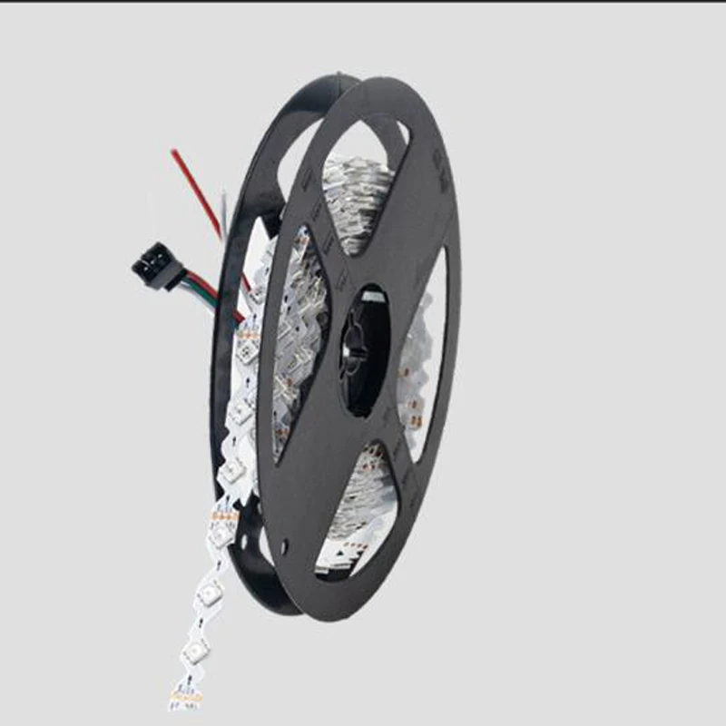 5m 12v S Shape LED Flexible Pixel Strip Colorful Full Color Bendable Dream Color Soft Tape Advertising Character Sign Word Light