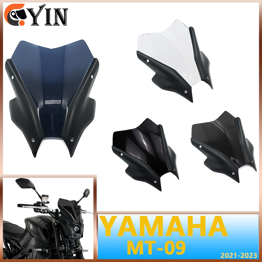 

For YAMAHA MT-09 FZ09 2021 2022 MT09 FZ-09 21-22 Motorcycle Accessories Touring Sports WindScreen Windshield Visor Deflector