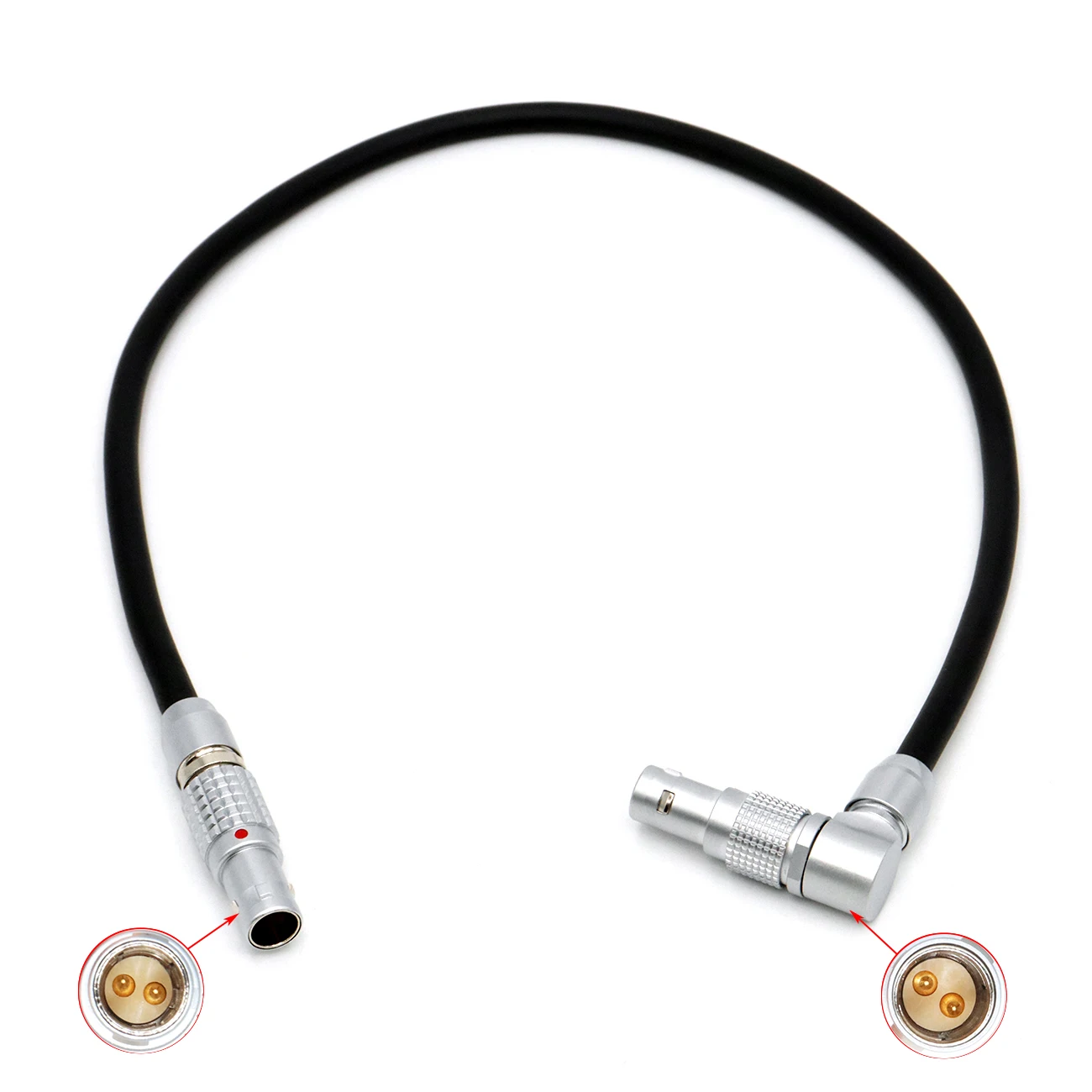 Hot Sale 0B 2Pin to 0B 2Pin Power Cable for Teradek, Vaxis ,Hollyland transmission, Samhd,ARRI Alexa Camera
