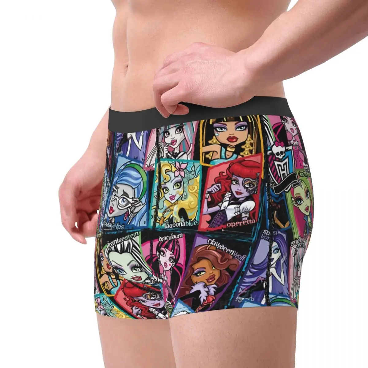 Monster High Doll All Character Underpants Cotton Panties Men\'s Underwear Ventilate Shorts Boxer Briefs