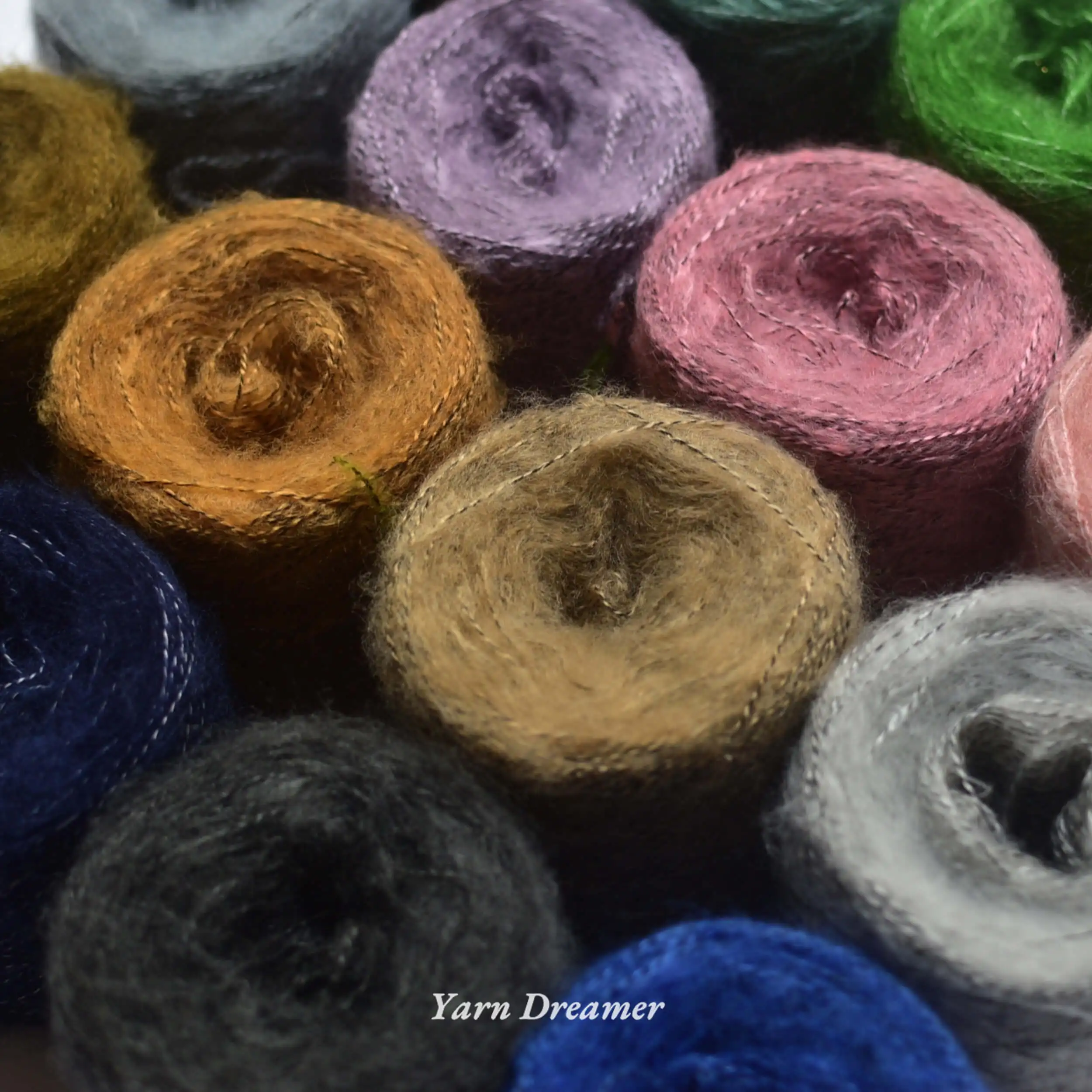 

18 Colors Soft Mohair Yarn for Crochet Thread Fluffy Wool Knitting Yarn 100g Acrylic Yarns for Knitting and Crocheting