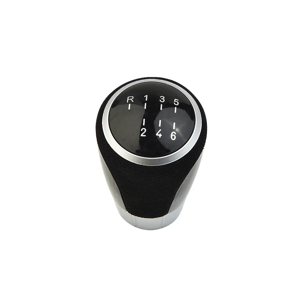 PU Leather PVC Gear Shift Knob Red 5/6 Speed For E81 87 E46 E90 E91 E92 For 3 Series E90 LCI Sedan