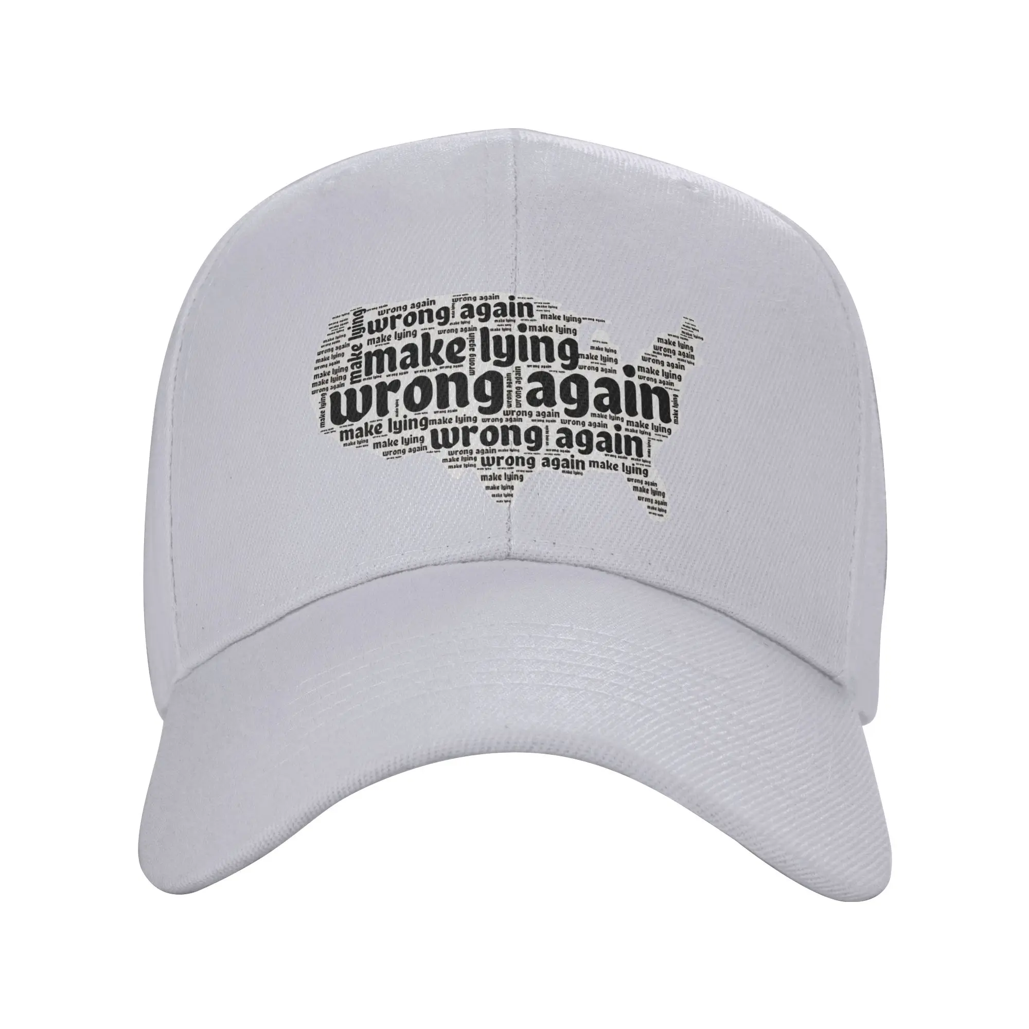 Summer Casual Baseball Cap Make Lying Wrong Again Kpop Rock Trucker Hat For Female Male High Quality  Vintage Baseball Caps